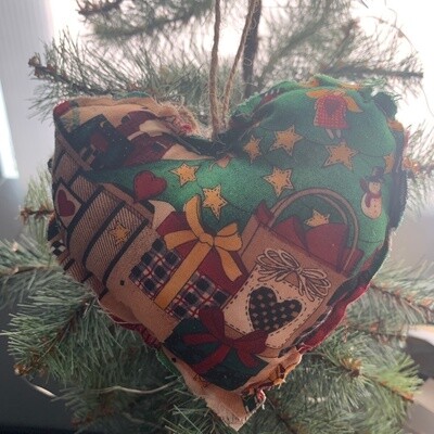 Christmas Heart Ornament