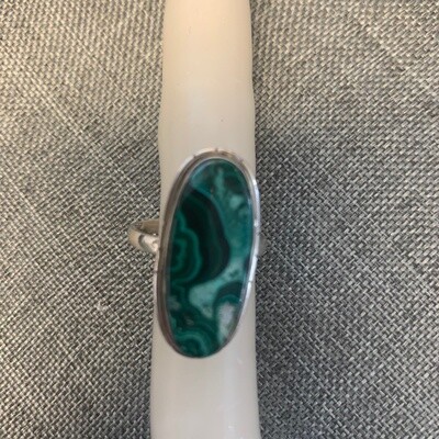 Malachite Ring (Size  9.5)