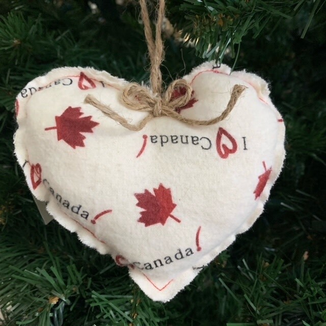 Canada Heart Ornament