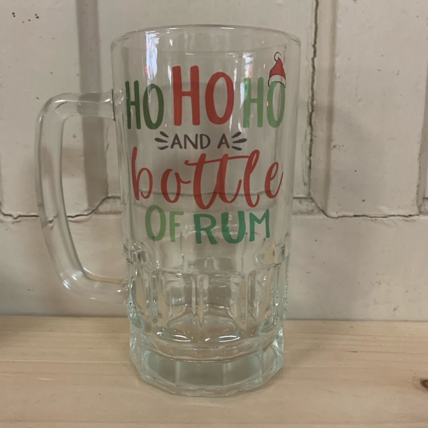 Ho Ho Ho And A Bottle Of Rum Beer Stein