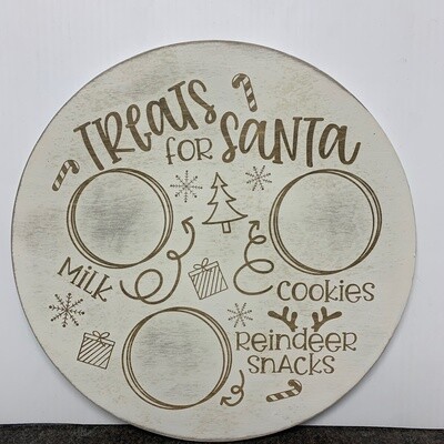 Santa Cookie Tray