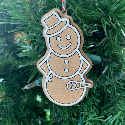 Naughty Gingerbread Ornament