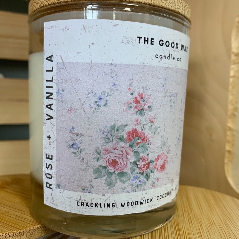 Rose and Vanilla Soy Candle