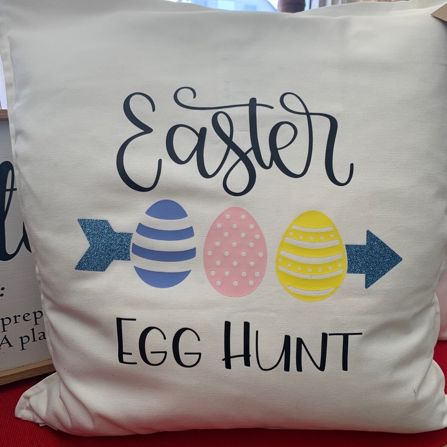 Easter Egg Hunt Pillow