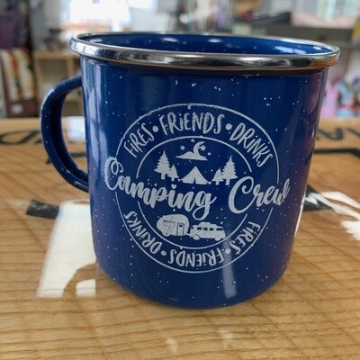 Camping Crew Tin Mug