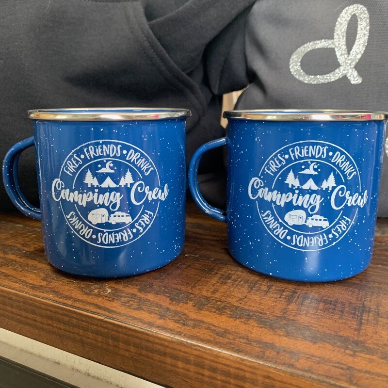 Camping Crew Tin Mug