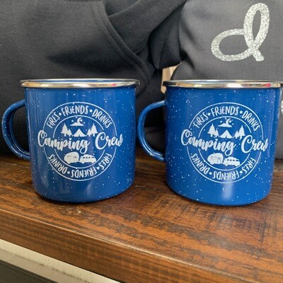 Camping Crew Tin Mug