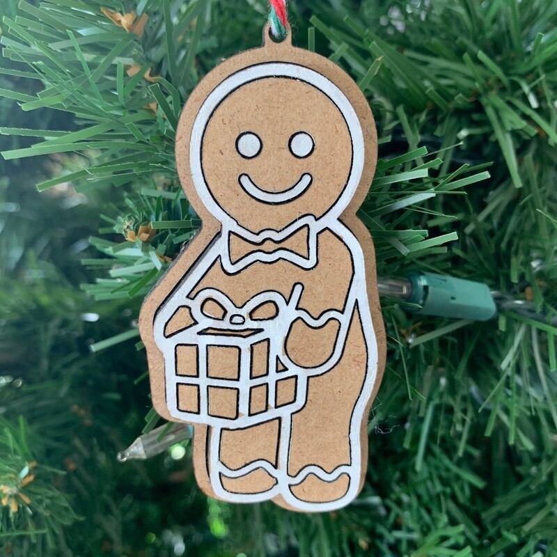 Naughty Gingerbread Ornament
