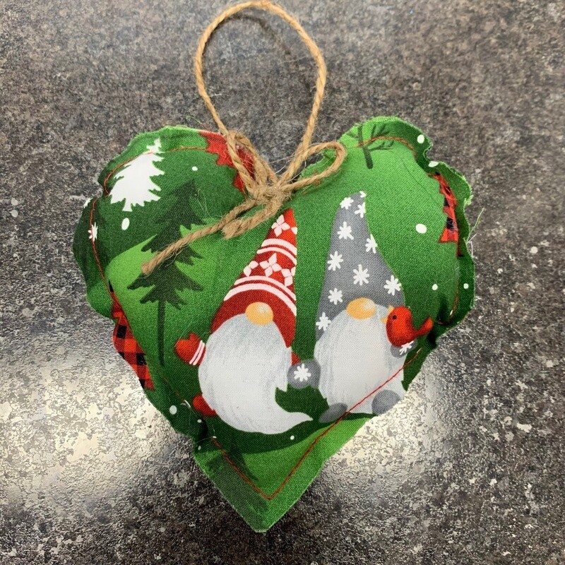 Gnome Heart Ornament