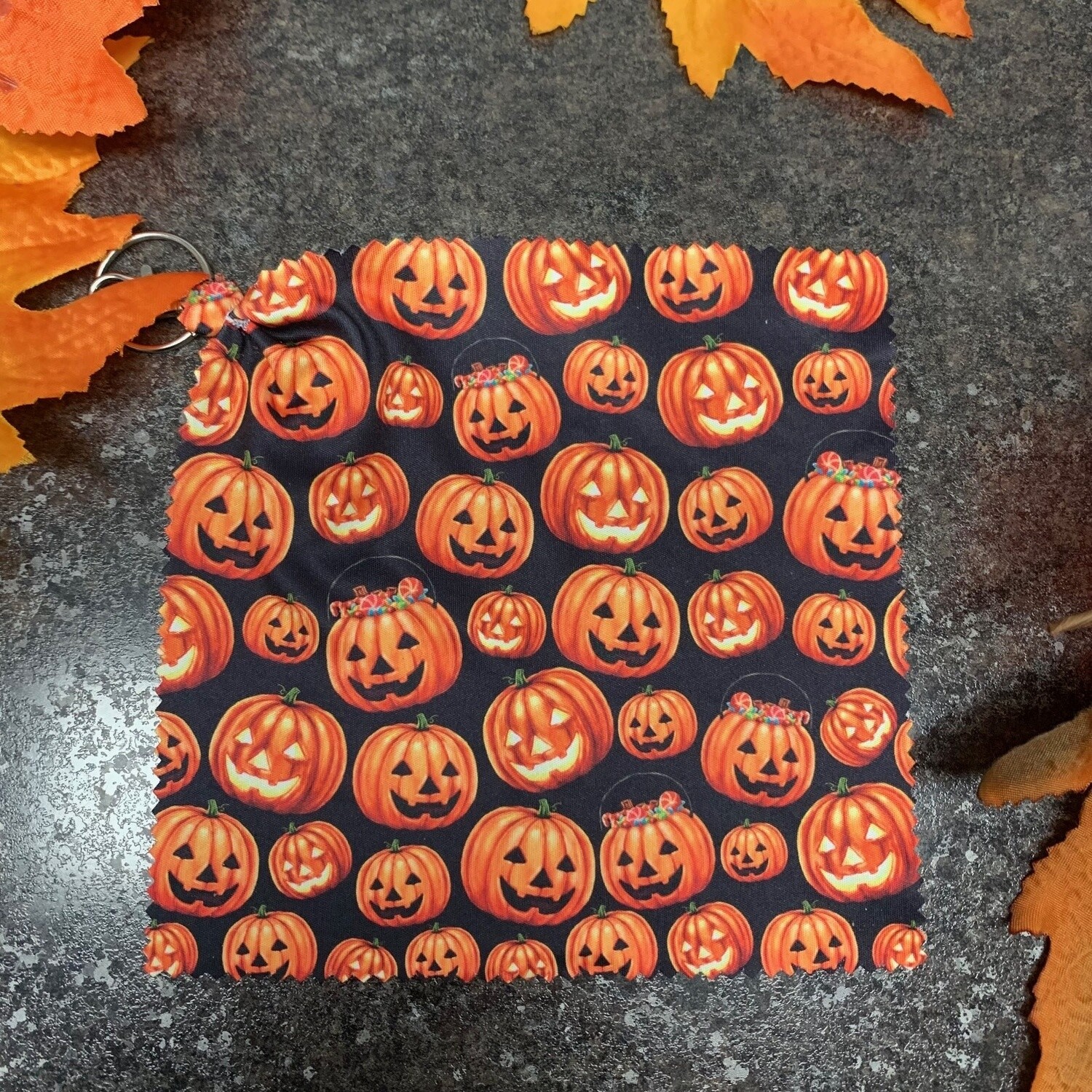 Jack-O-Lantern Optic Cloth