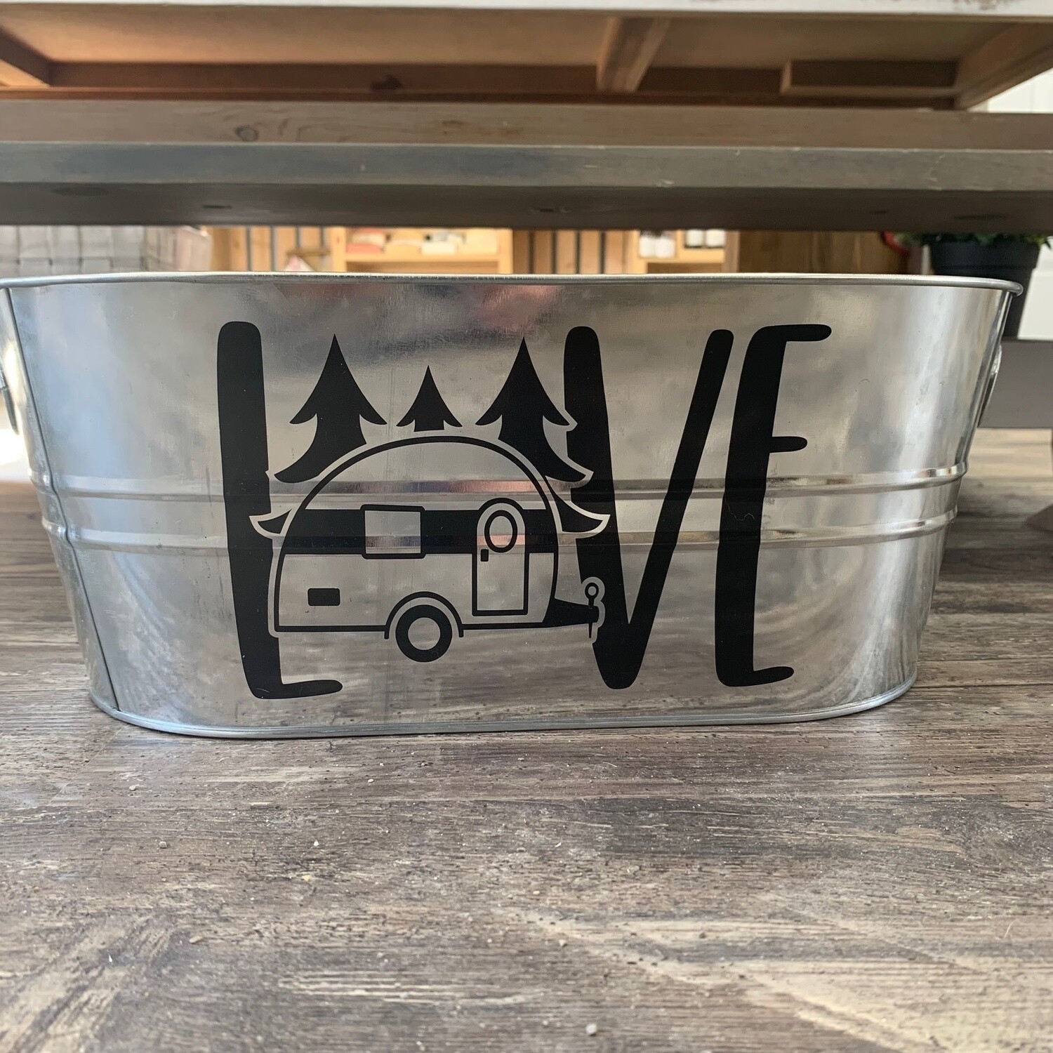 Love Camper Camp Tin