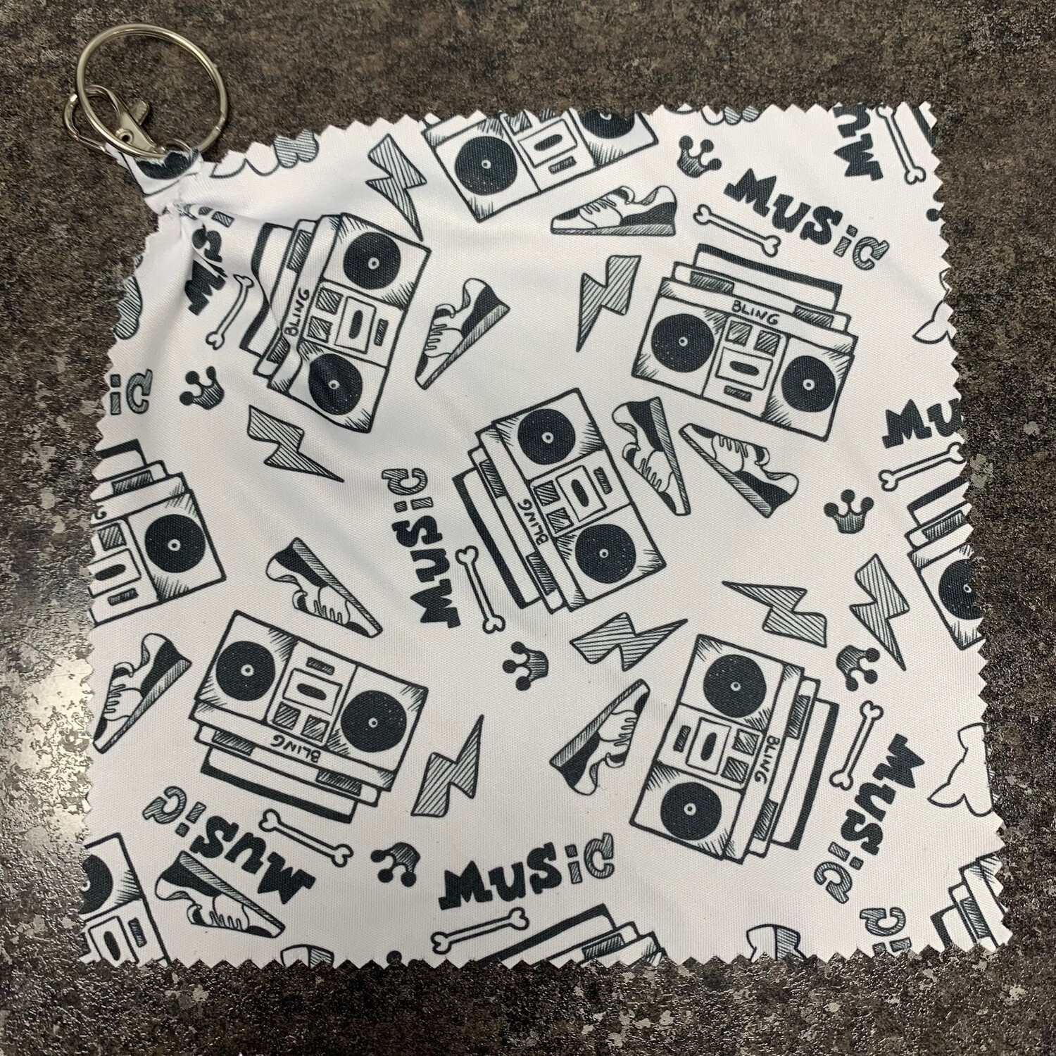Retro Music Optic Cloth