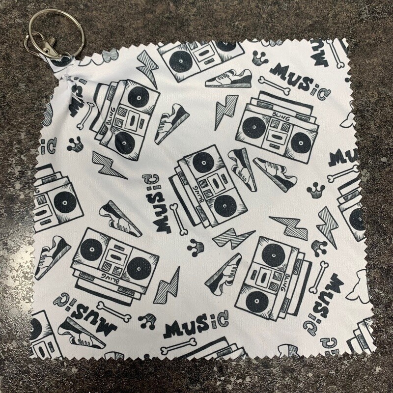 Retro Music Optic Cloth
