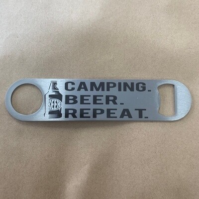 Camping Beer Repeat Bottle Opener