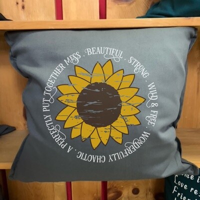Sunflower Pillow