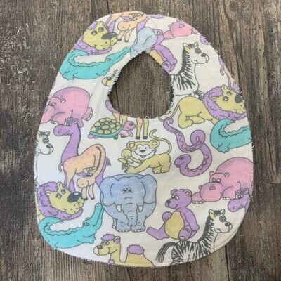 Zoo Animal Large Bib