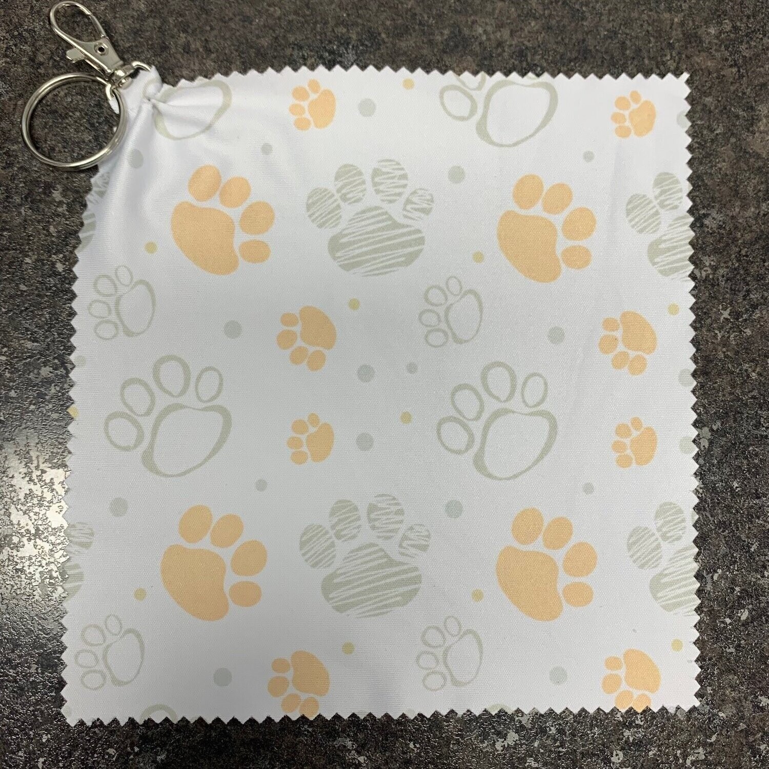 Paw Prints Optic Cloth