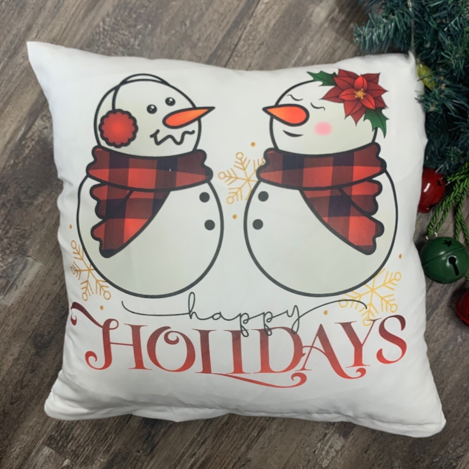 Happy Holidays Pillow