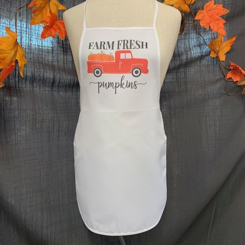 Farm Fresh Pumpkins Kids Apron