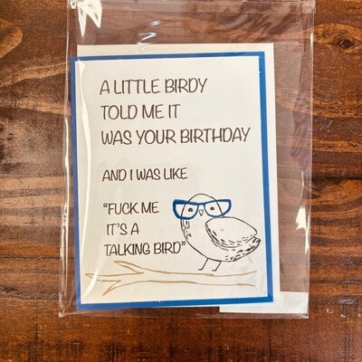 Naughty Birthday Card