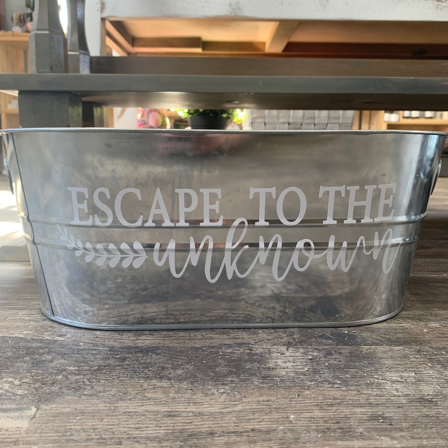 Escape To The Unknown Camp Tin