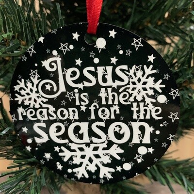 Jesus Is The Reason For The Season Ornament