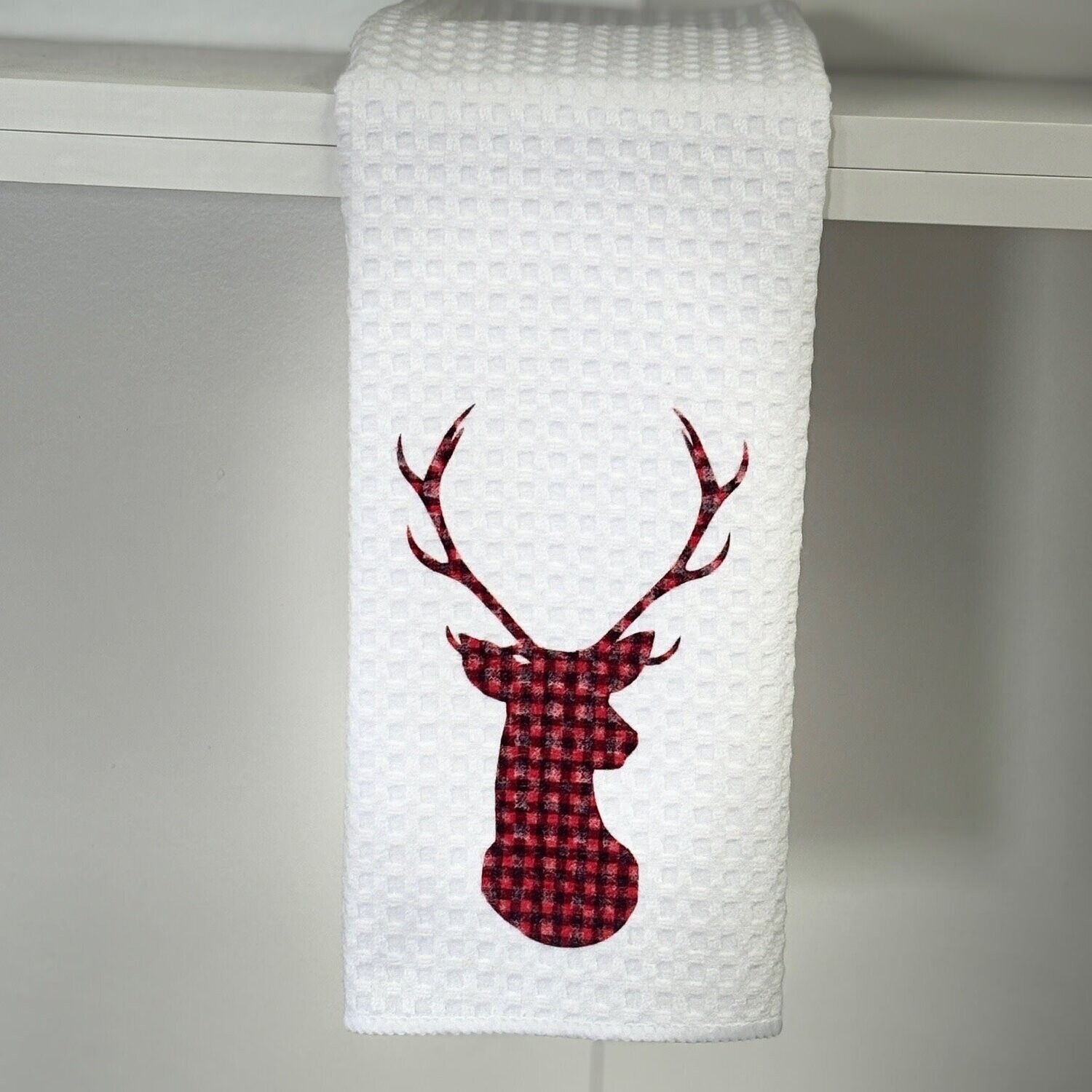 Deer Head Tea Towel