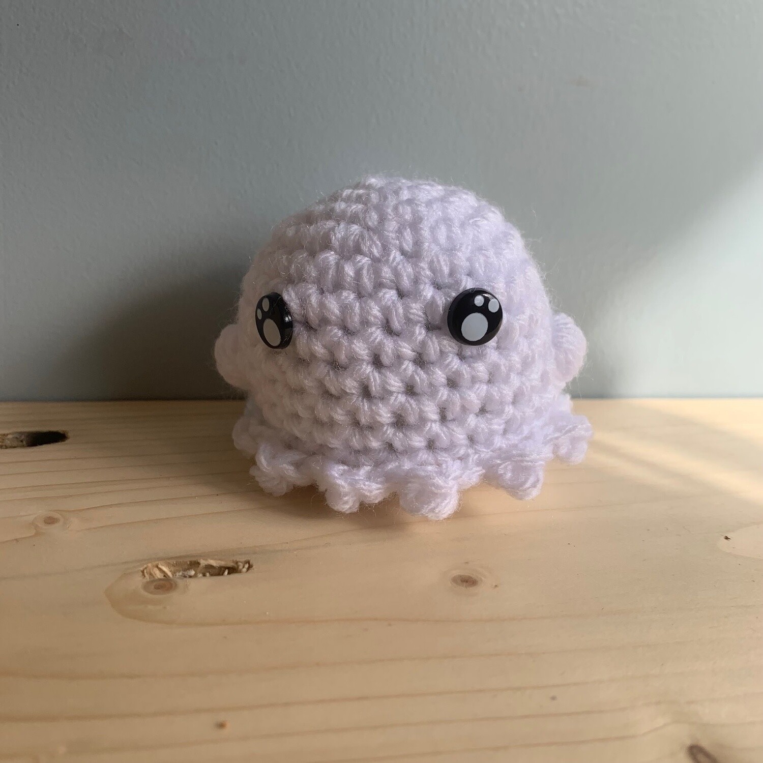 Crochet Rattle Ghost