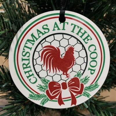 Christmas At The Coop Ornament