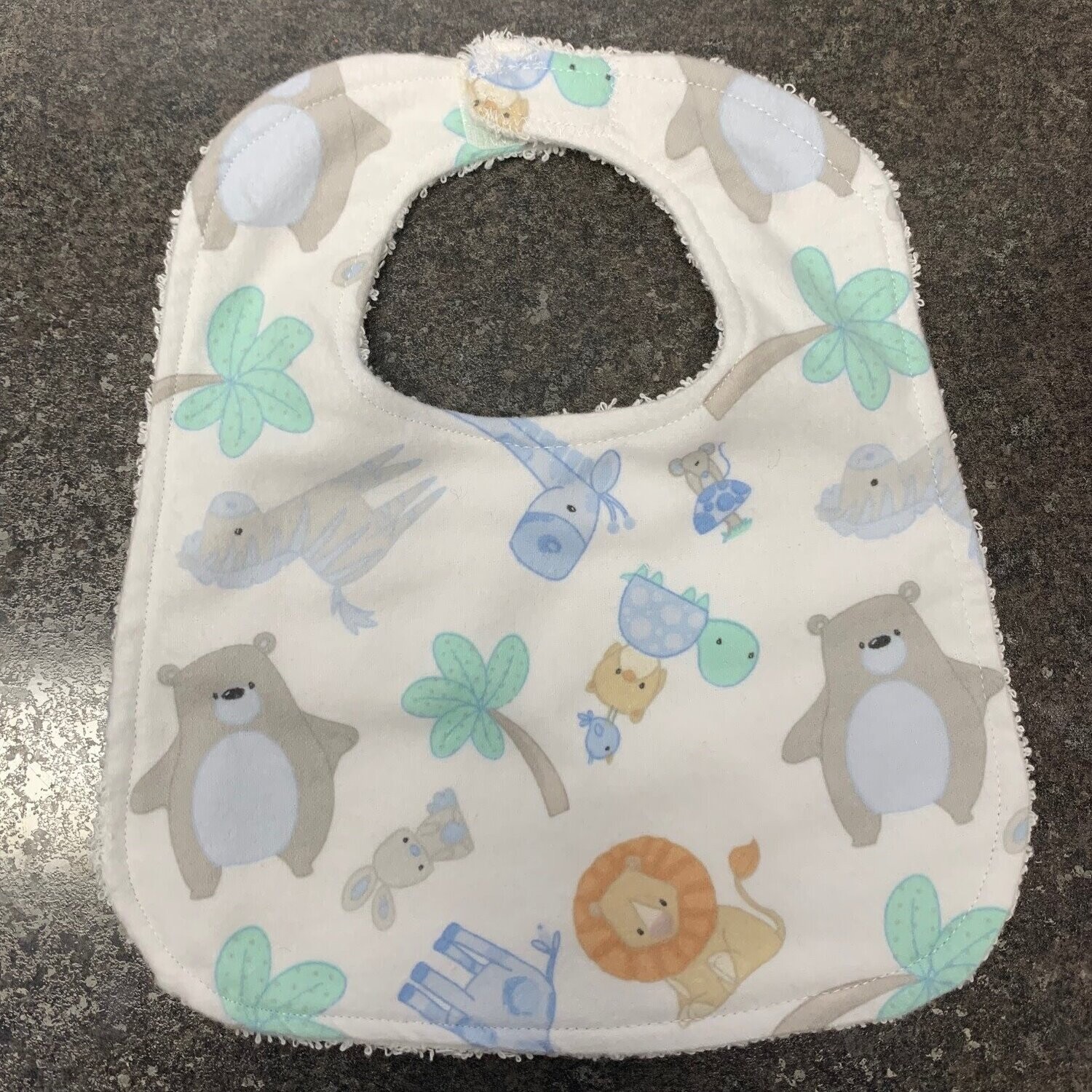 White Animal Bib XLarge