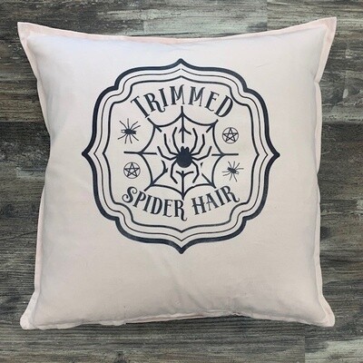 Trimmed Spider Hair Pillow