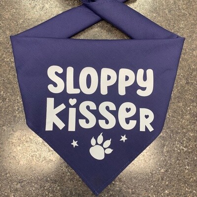 Sloppy Kisser Dog Bandana
