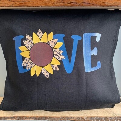 Love Sunflower Pillow