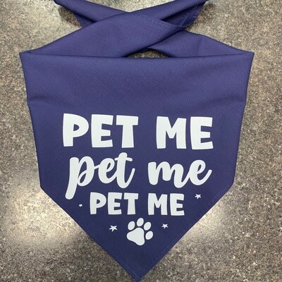 Pet Me Dog Bandana