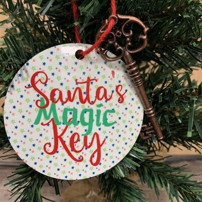 Santa&#39;s Magic Key Ornament
