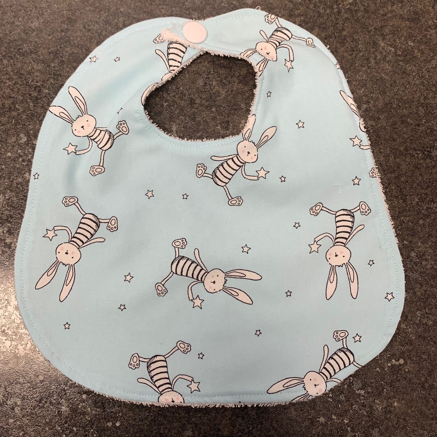 Blue Bunny Bib NB