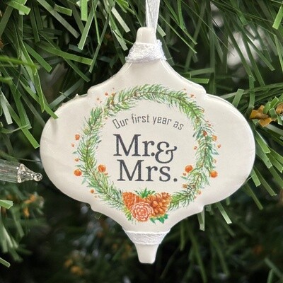Our First Year As Mr. and Mrs. Ornament