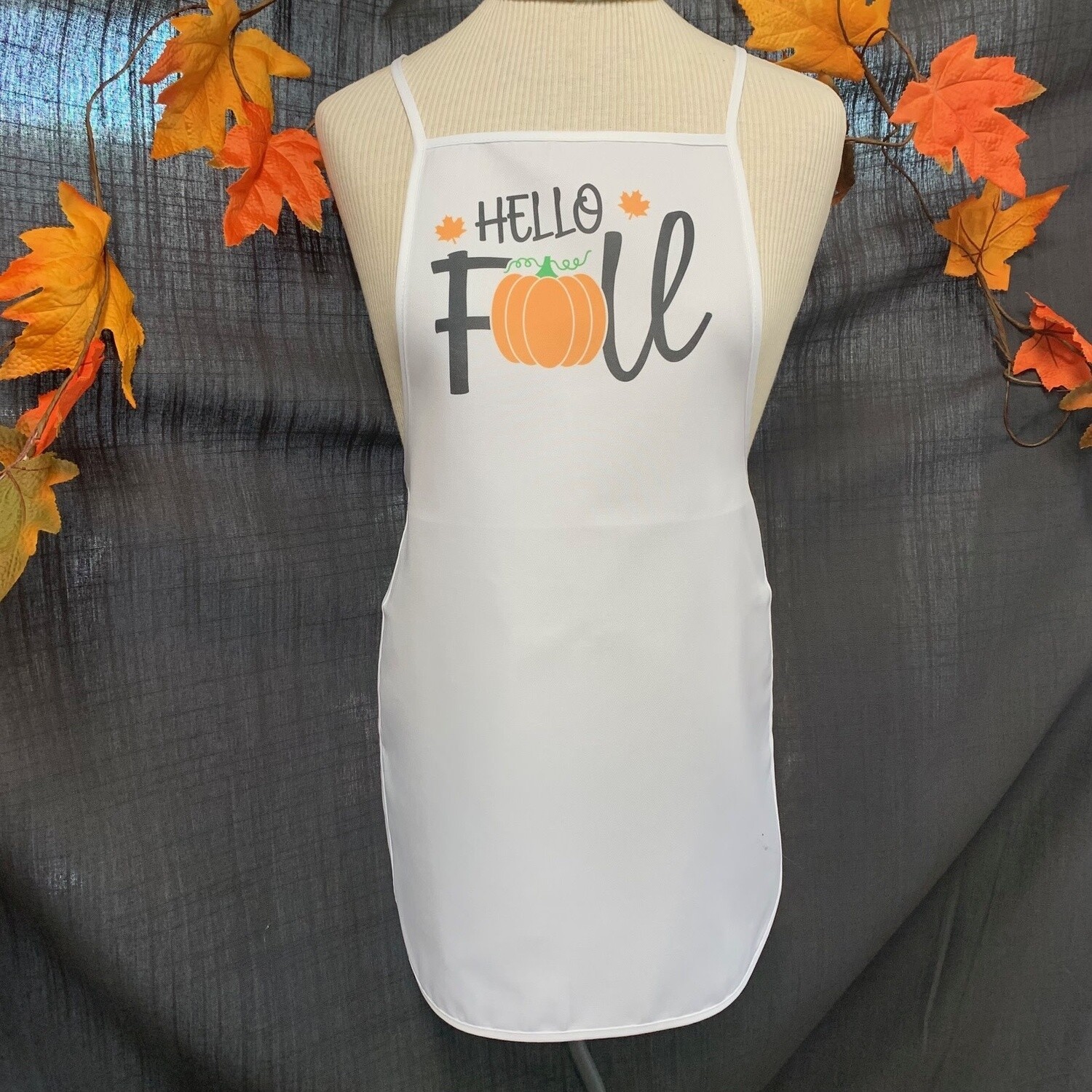 Hello Fall Kids Apron