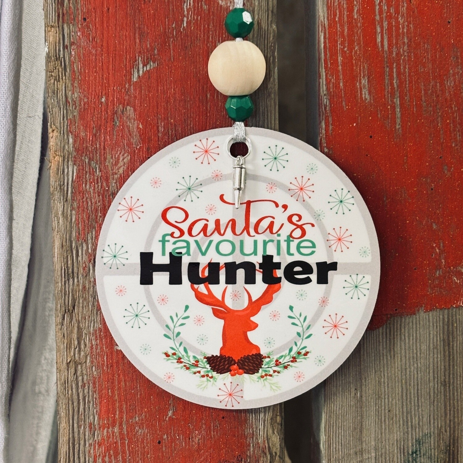 Santa&#39;s Favourite Hunter Ornament
