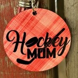 Hockey Mom Keychain