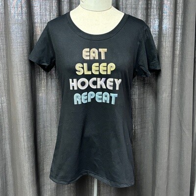 Eat Sleep Hockey Repeat Design for Shirt