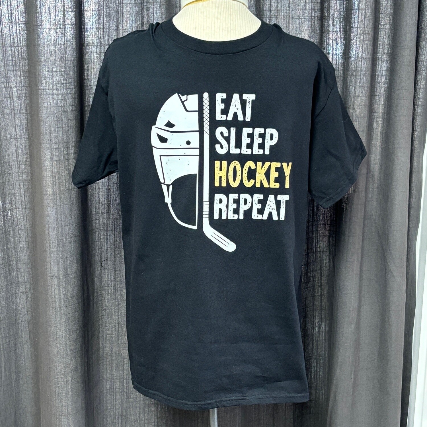 Eat Sleep Hockey Repeat design for shirt