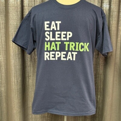 Eat Sleep Hat Trick Repeat Design for Youth Shirt