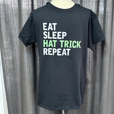 Eat Sleep Hat Trick Repeat Design for Youth Shirt