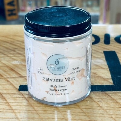 Satsuma Mint Body Butter 6oz.