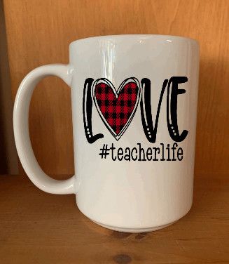 Love Teacherlife Design for Drinkware