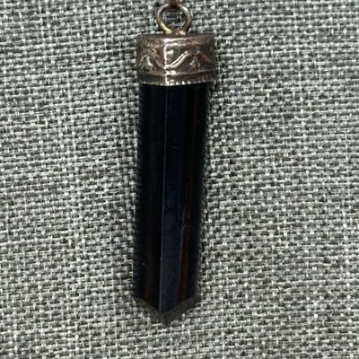 Polished Black Obsidian Necklace