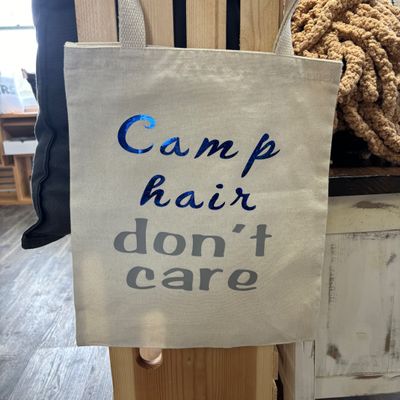 Camp Hair Don't Care Tote Bag
