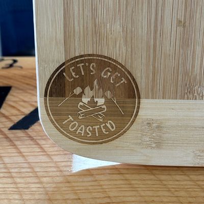 Let's Get Toasted Cutting Board