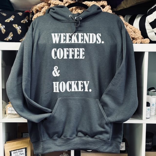 Weekends Coffee and Hockey Design for Shirt
